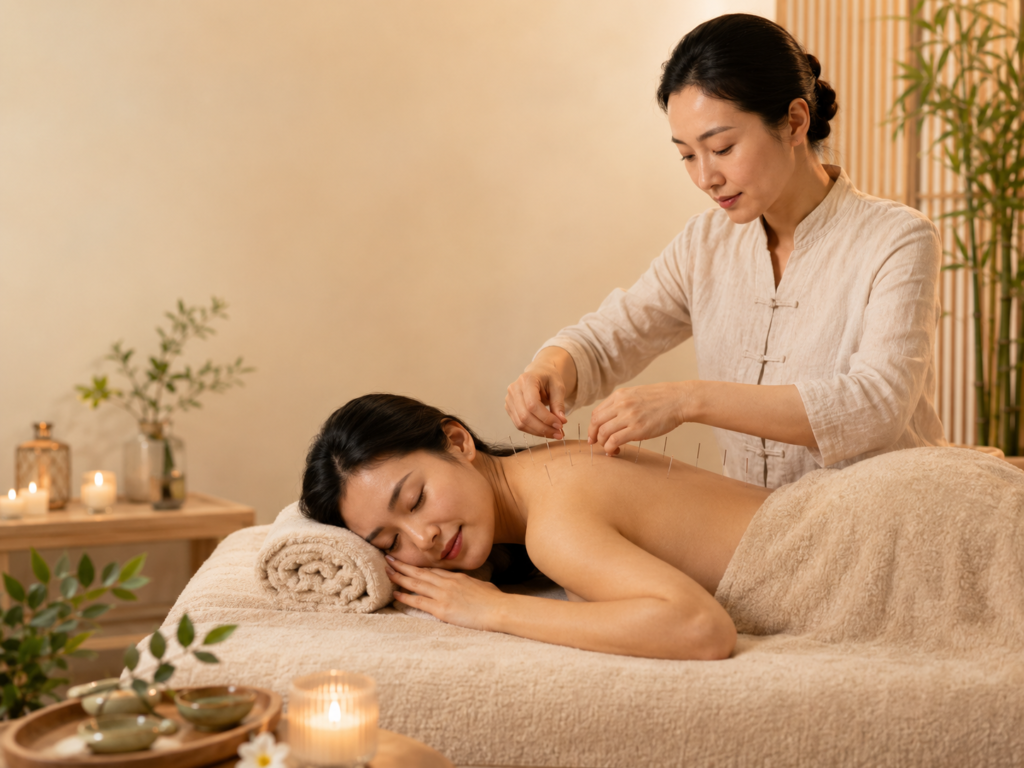 Hearts of Harmony acupuncture service artwork