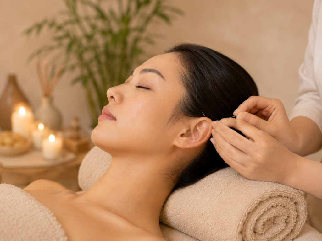 Hearts of Harmony auricular acupuncture service artwork