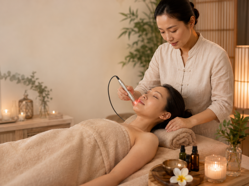 Hearts of Harmony cold laser needle-free acupuncture service artwork