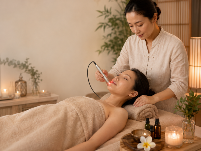 Hearts of Harmony cold laser needle-free acupuncture service artwork