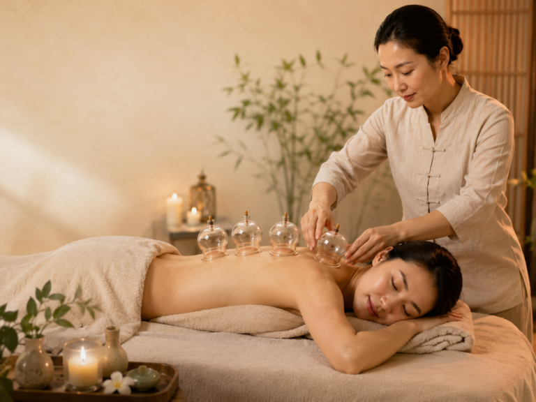 Hearts of Harmony cupping therapy service artwork