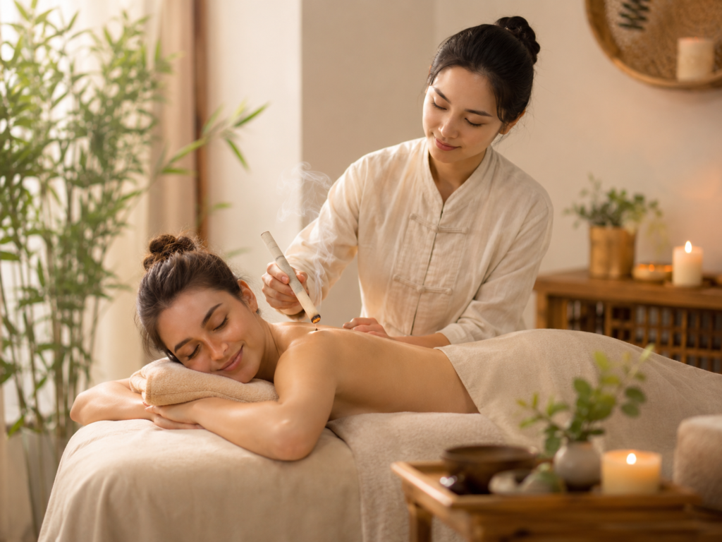 Hearts of Harmony moxibustion service artwork