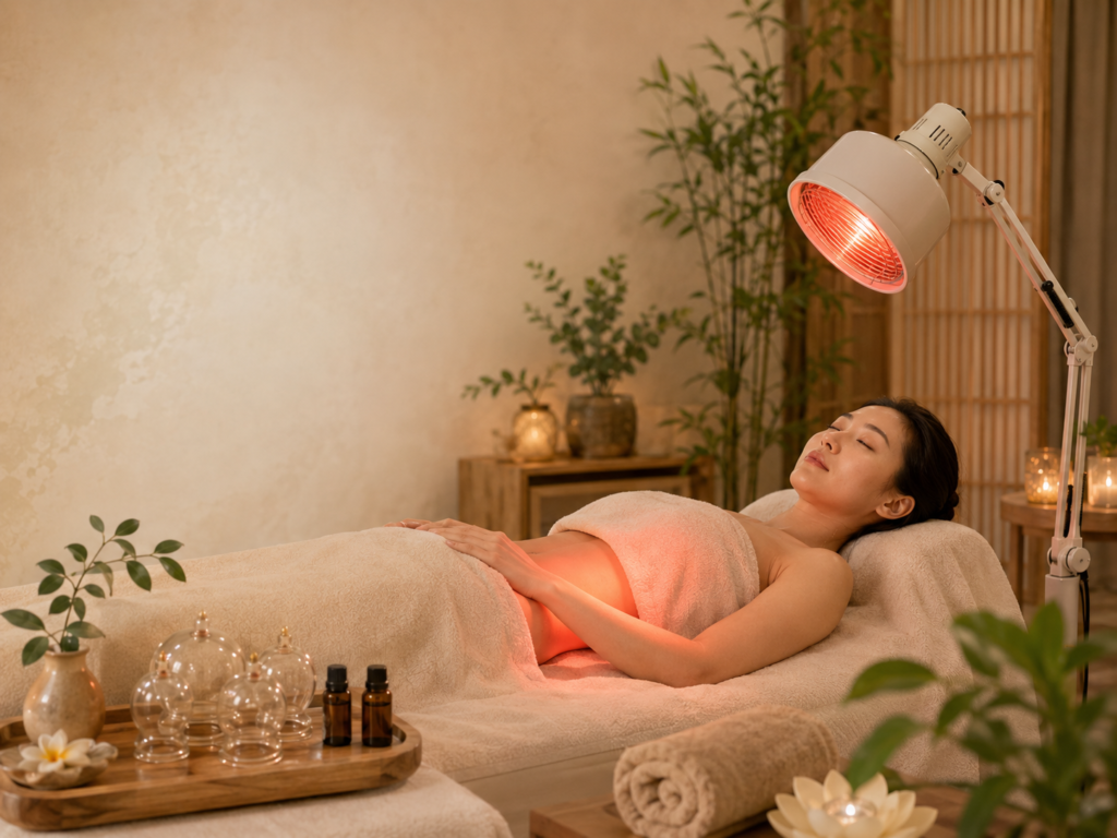 Hearts of Harmony red light therapy service artwork