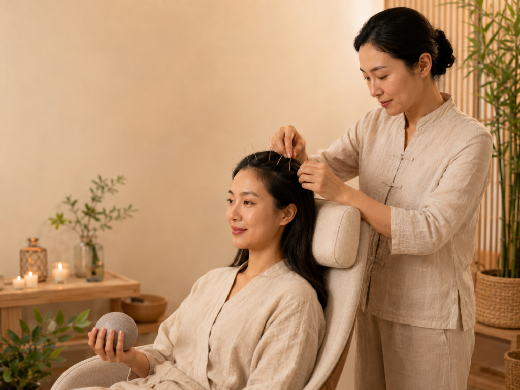 Hearts of Harmony scalp acupuncture and neurorehabilitation support specialization artwork
